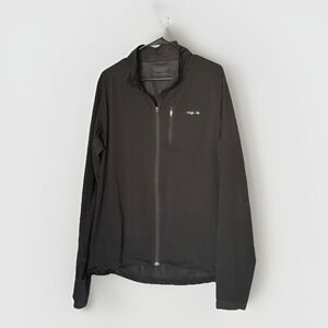 Patagonia Worn Wear Men's Large Wind Shield Jacket Black Full Zip Hiking Outdoor